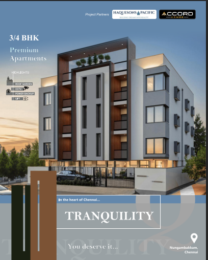 Tranquillity – Premium 3/4 BHK Apartments