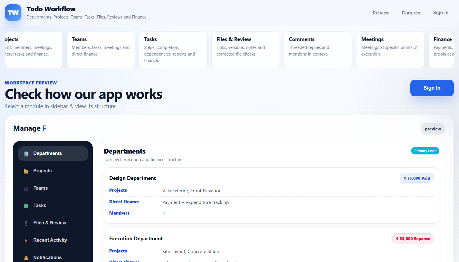 Todo Workflow Manager